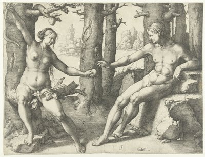 The Fall of Man by Lucas van Leyden