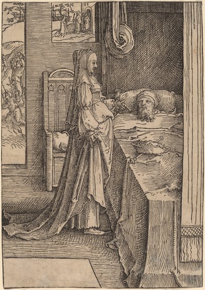 Jezebel and Ahab by Lucas van Leyden