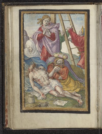Descent from the Cross (Passion of Christ) by Lucas van Leyden