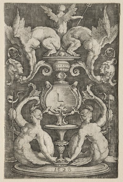 Panel of Ornament by Lucas van Leyden