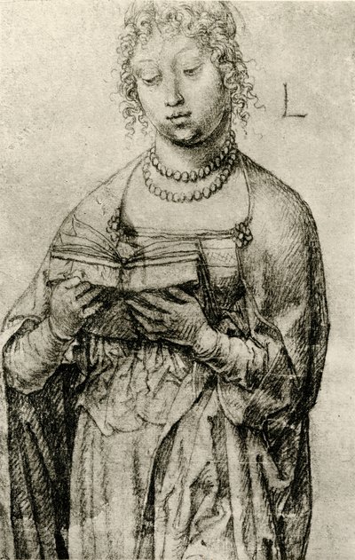 Reading Girl by Lucas van Leyden