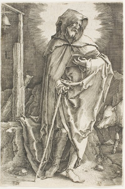 Saint Anthony by Lucas van Leyden