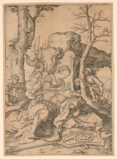Samson and Delilah by Lucas van Leyden