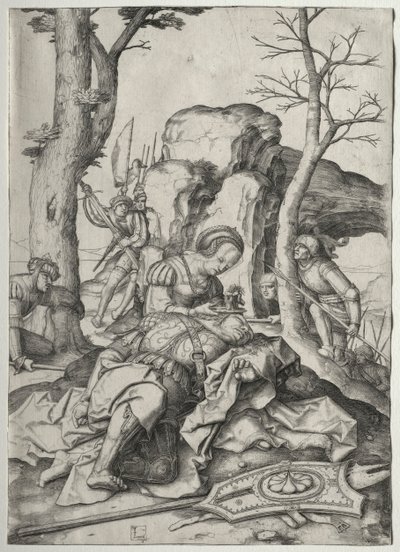 Samson and Delilah by Lucas van Leyden