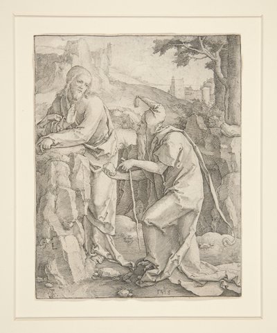 Temptation of Christ by Lucas van Leyden