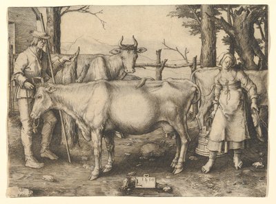 The Milkmaid by Lucas van Leyden