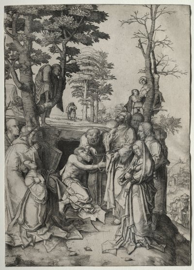 The Raising of Lazarus by Lucas van Leyden