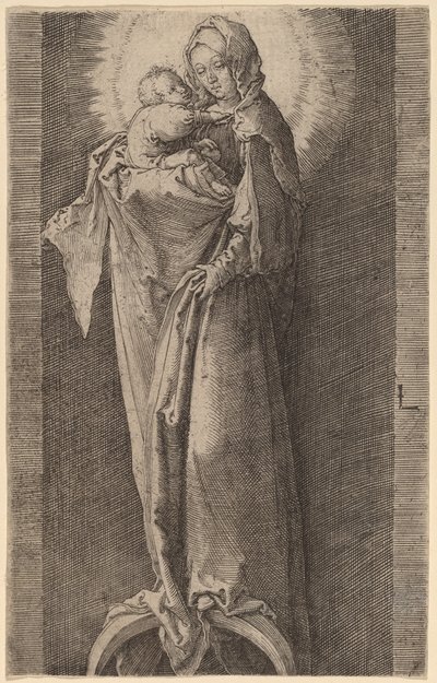 The Virgin in the Niche by Lucas van Leyden
