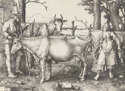 The Milkmaid by Lucas van Leyden
