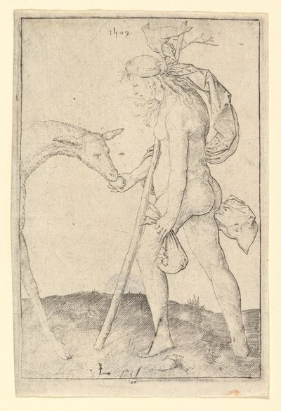 Woman with the Hind, 1509 by Lucas van Leyden