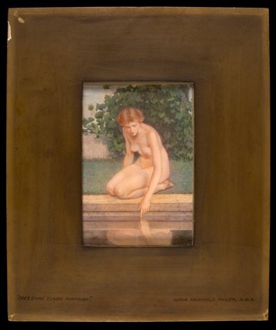By a Clear Fountain by Lucia Fairchild Fuller