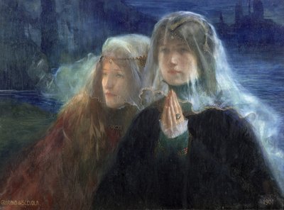The Veiled Woman by Lucien Guirand de Scevola