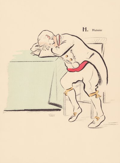 H. Bailiff by Lucien L. (active 1904) Henreaux
