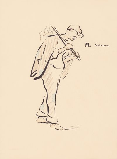 Mr. Malheureux by Lucien L. (active 1904) Henreaux