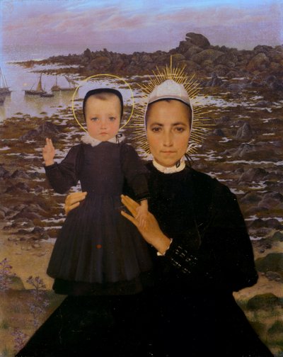 Our Lady of Penmarch by Lucien Levy Dhurmer