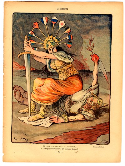 La Baionnette, Satirical in Colors by Lucien Metivet