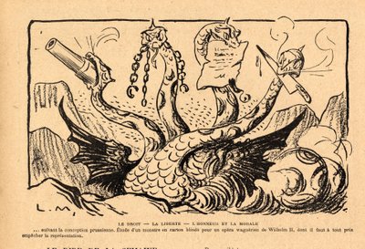 Le Rire rouge, Satirical in Black and White by Lucien Metivet