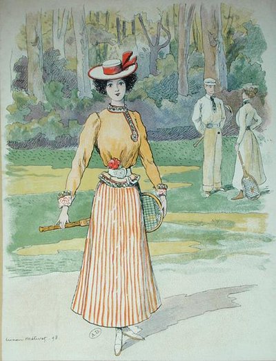 Tennis Outfit by Lucien Metivet