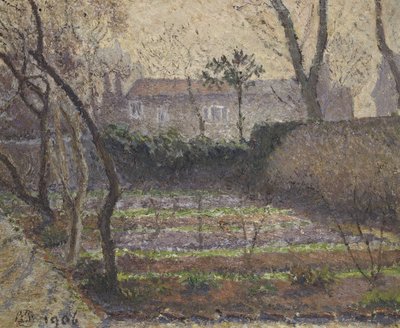 Hoar Frost, Chiswick, 1906 by Lucien Pissarro