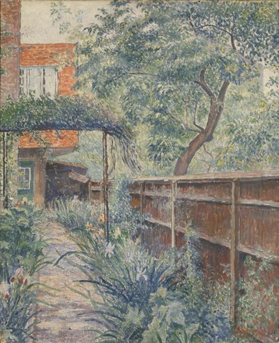 My Studio Garden by Lucien Pissarro