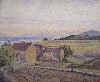 Rade de Bormes by Lucien Pissarro