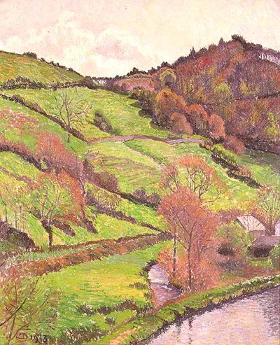 The Pool, Blackpool, Devon by Lucien Pissarro