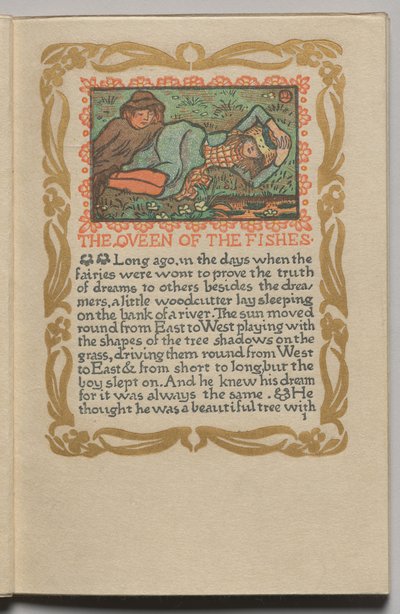 The Queen of the Fishes: Plate 1 by Lucien Pissarro