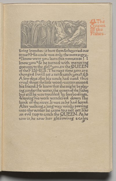 The Queen of the Fishes: Plate 9 by Lucien Pissarro