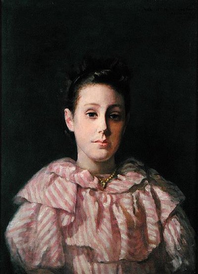 Portrait of a Young Girl by Lucius Wolcott Hitchcock