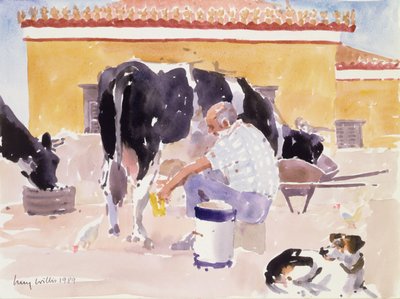 Lefteri Milking by Lucy Willis