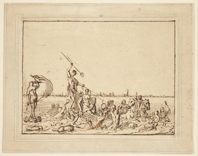 Allegory of Amsterdam as a Seaport by Ludolf Bakhuizen