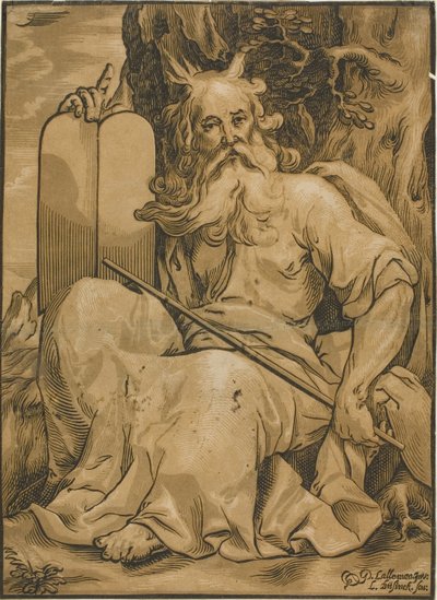 Moses with the Tablets of the Law by Ludolph Büsinck