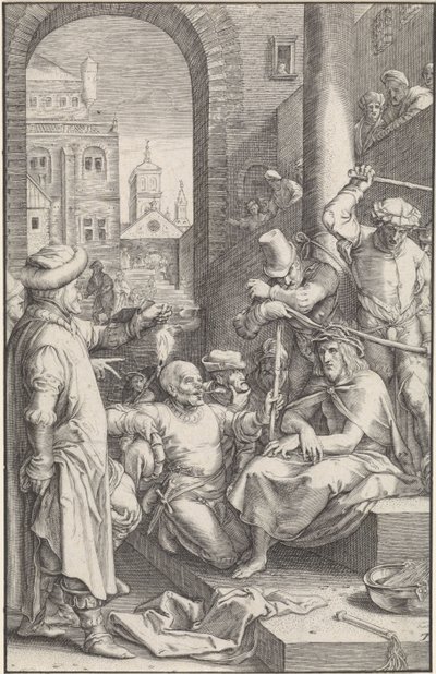 Crowning with Thorns by Ludovicus Siceram