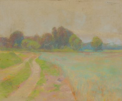 Road by a Field by Ludovit Cordak
