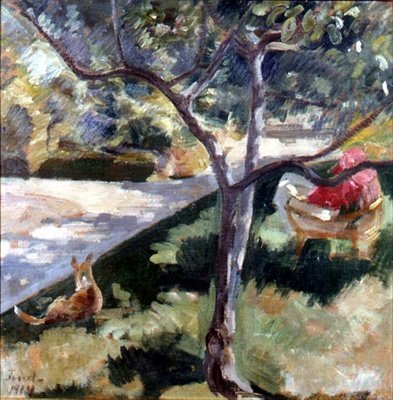 The Garden Seat by Ludvig Find