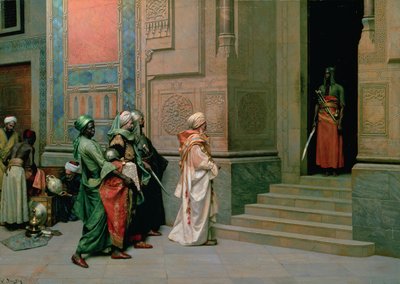 Outside the Palace by Ludwig Deutsch