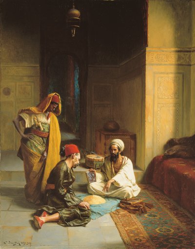 The Fortune Teller by Ludwig Deutsch