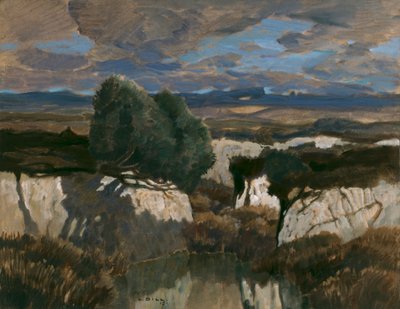 In the White Moor by Ludwig Dill