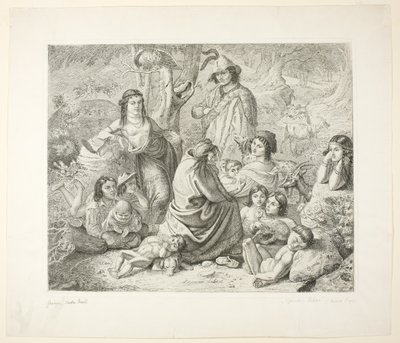Gypsy Life by Ludwig Emil Grimm