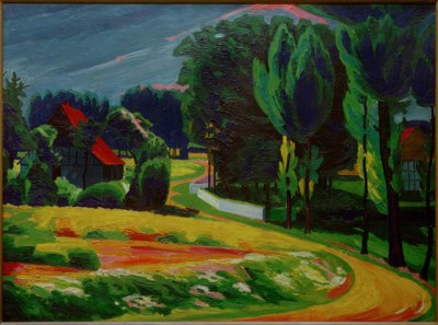 Farmhouses in Ravensberger Land by Ludwig Godewols