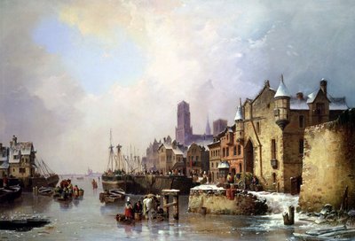 Winter in Konigsberg by Ludwig Hermann