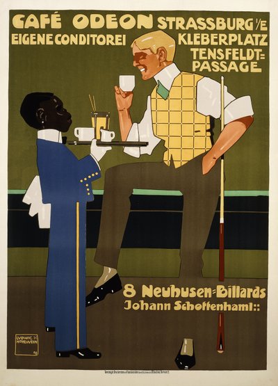 Cafe Odeon by Ludwig Hohlwein