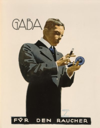 Gaba / For the Smoker by Ludwig Hohlwein
