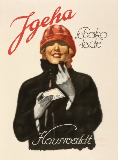 Igeha Chocolate - Hauswaldt by Ludwig Hohlwein