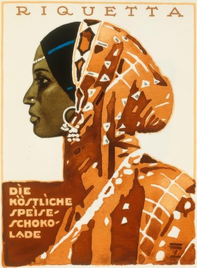 Riquetta - The Delicious Eating Chocolate by Ludwig Hohlwein