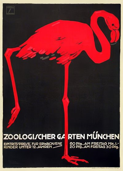 Munich Zoo by Ludwig Hohlwein