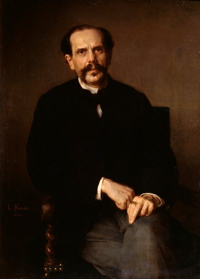 Portrait of a Man by Ludwig Knaus