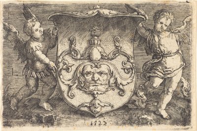 Shield with Mascaron by Ludwig Krug