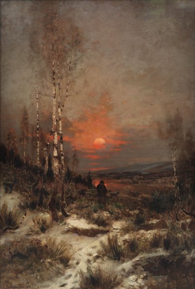 A Hunter by Ludwig Lanckow