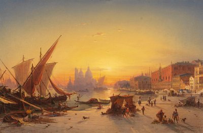 Venice in Evening Light by Ludwig Mecklenburg